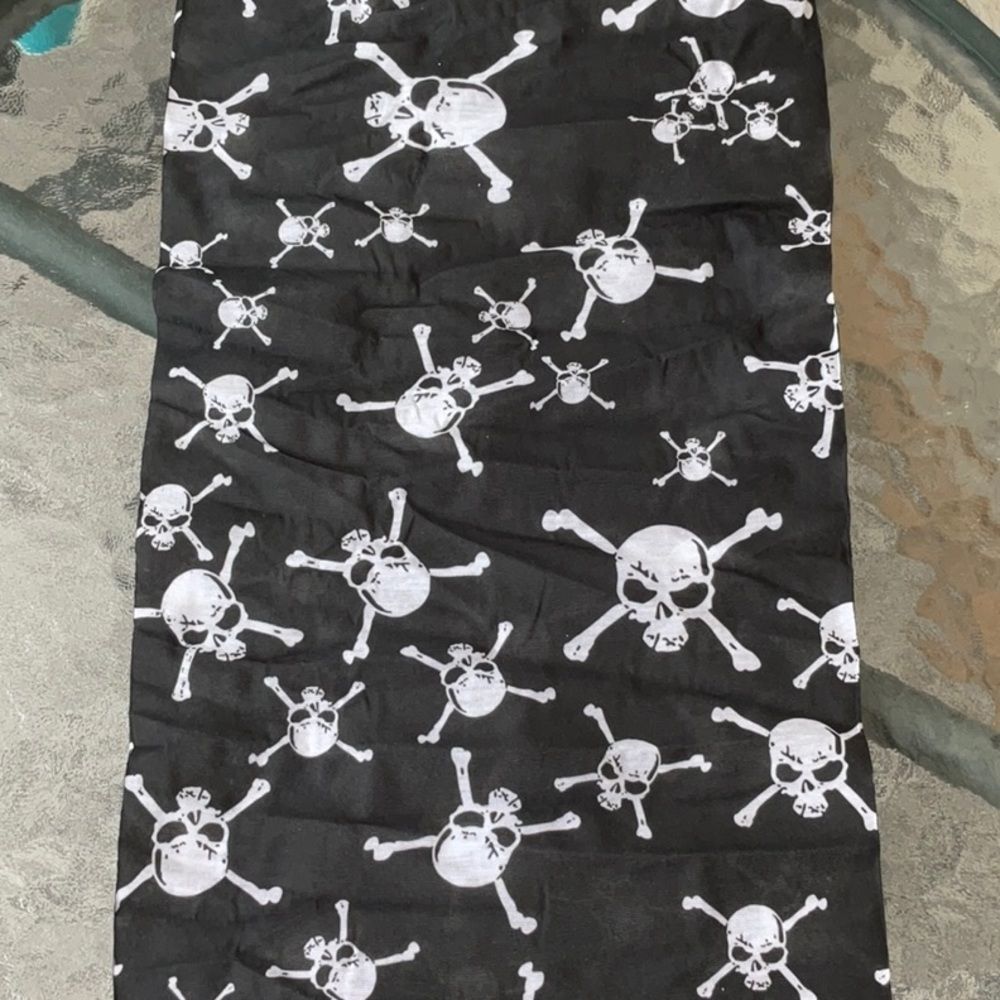 Skull and Crossbones Multipurpose Bandana